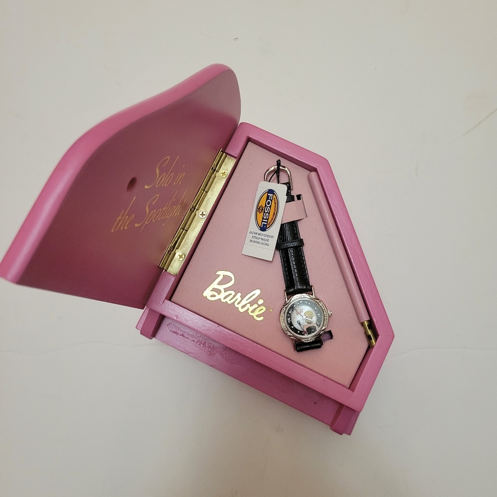 Fossil's Ltd Edition 1995 Barbie"Solo in the Spotlight"Collector's Watch NWT